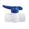 Thrifco Plumbing 1-1/2 Inch Slip PVC Ball Valve, Blue Handle, Heavy Duty 6415214 - alternate 1